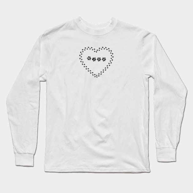 Pawheart Miau Long Sleeve T-Shirt by MissMorty2